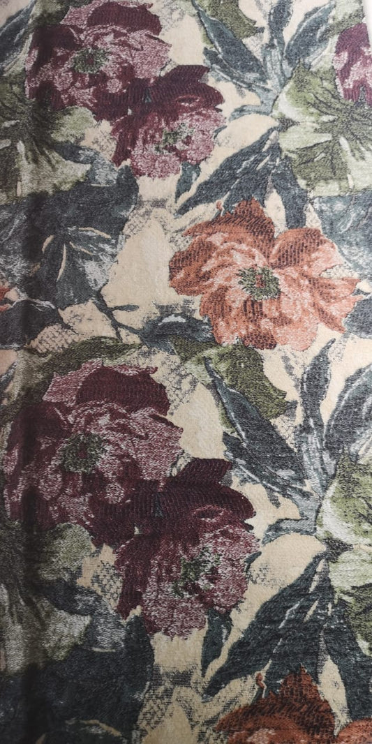 Fabric design col. multicolor ( single width)