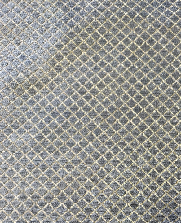 Jacquard fabric mini losange design col. grey (single width)