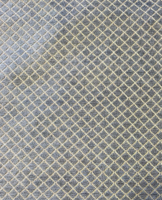 Jacquard fabric mini losange design col. grey (single width)