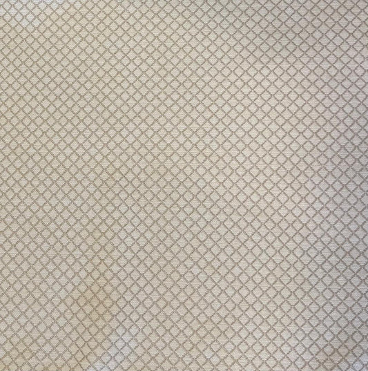 Jacquard fabric mini losange design col. beige (single width)