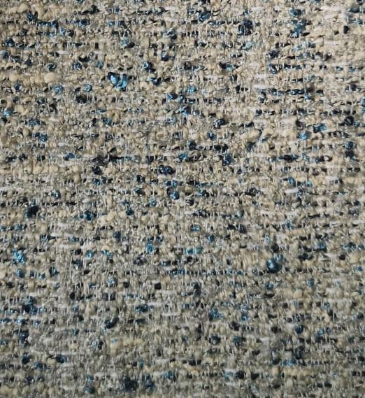 Fabric plain col.blue (single width)