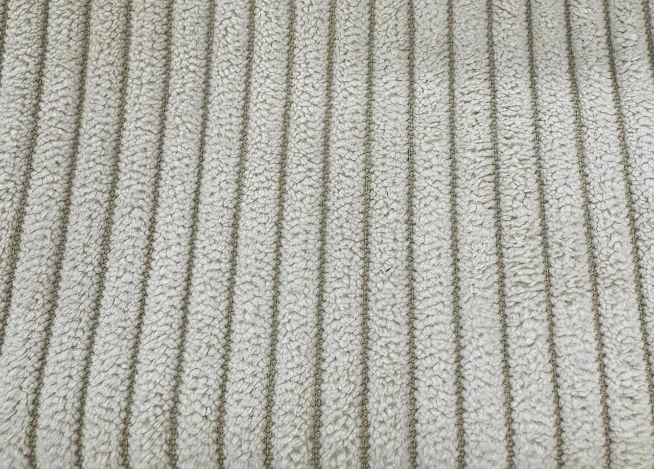 Fabric stripes design col. beige (single width)