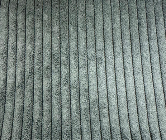 Fabric striped design col. aqua green(single width)