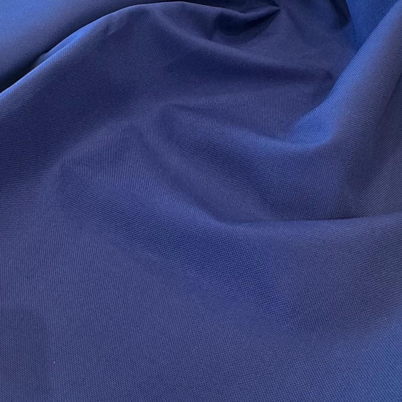 Outdoor fabric plain col. blue  (single width)