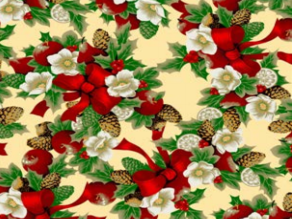 Christmas navidad design col red/green (double width)