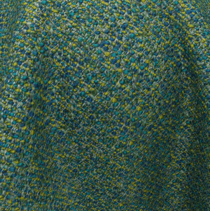 (FR) Fabric plain col.green (Fibreguard) (single width)