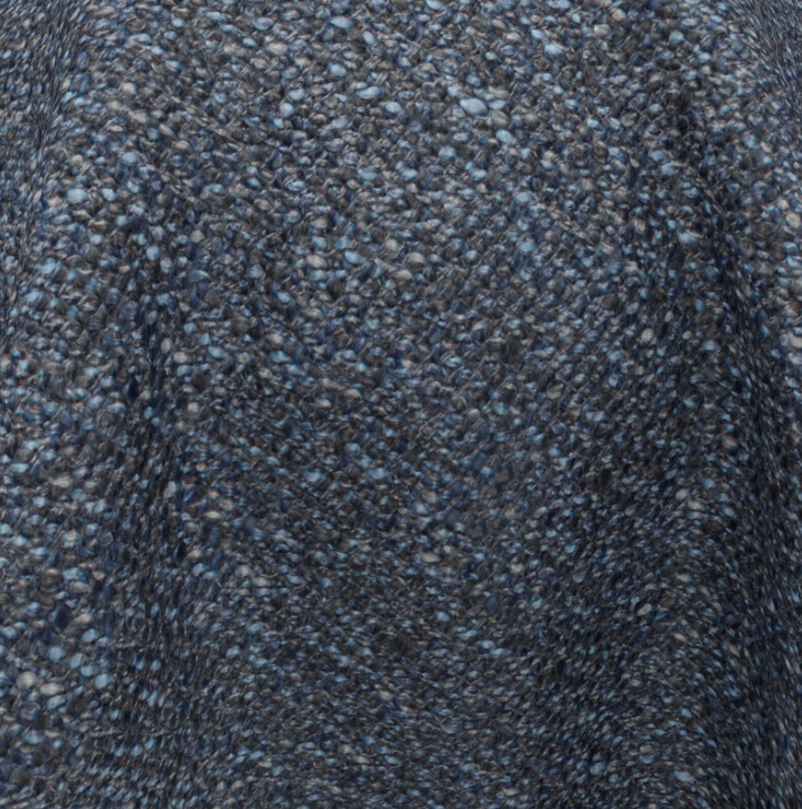 (FR) Fabric plain col. grey (Fireguard) (single width)