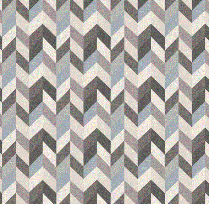 (FR) Fabric geometric modern design col. paloma (single width)
