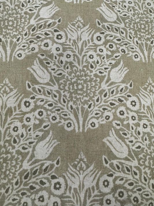 Fabric baroque design col. beige (single width)