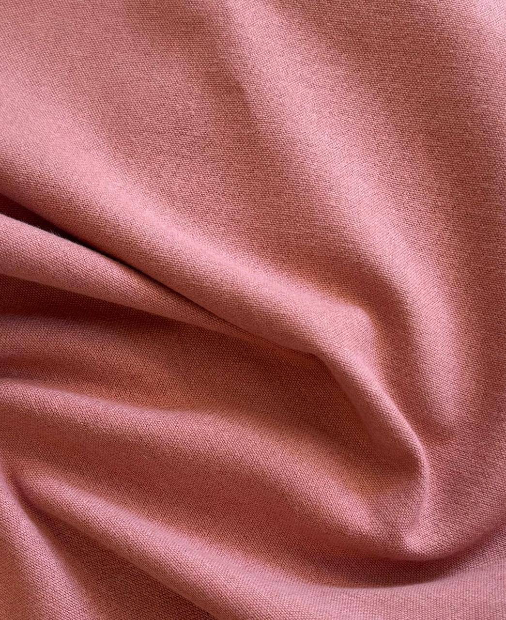 Fabric plain col. pink (single width)