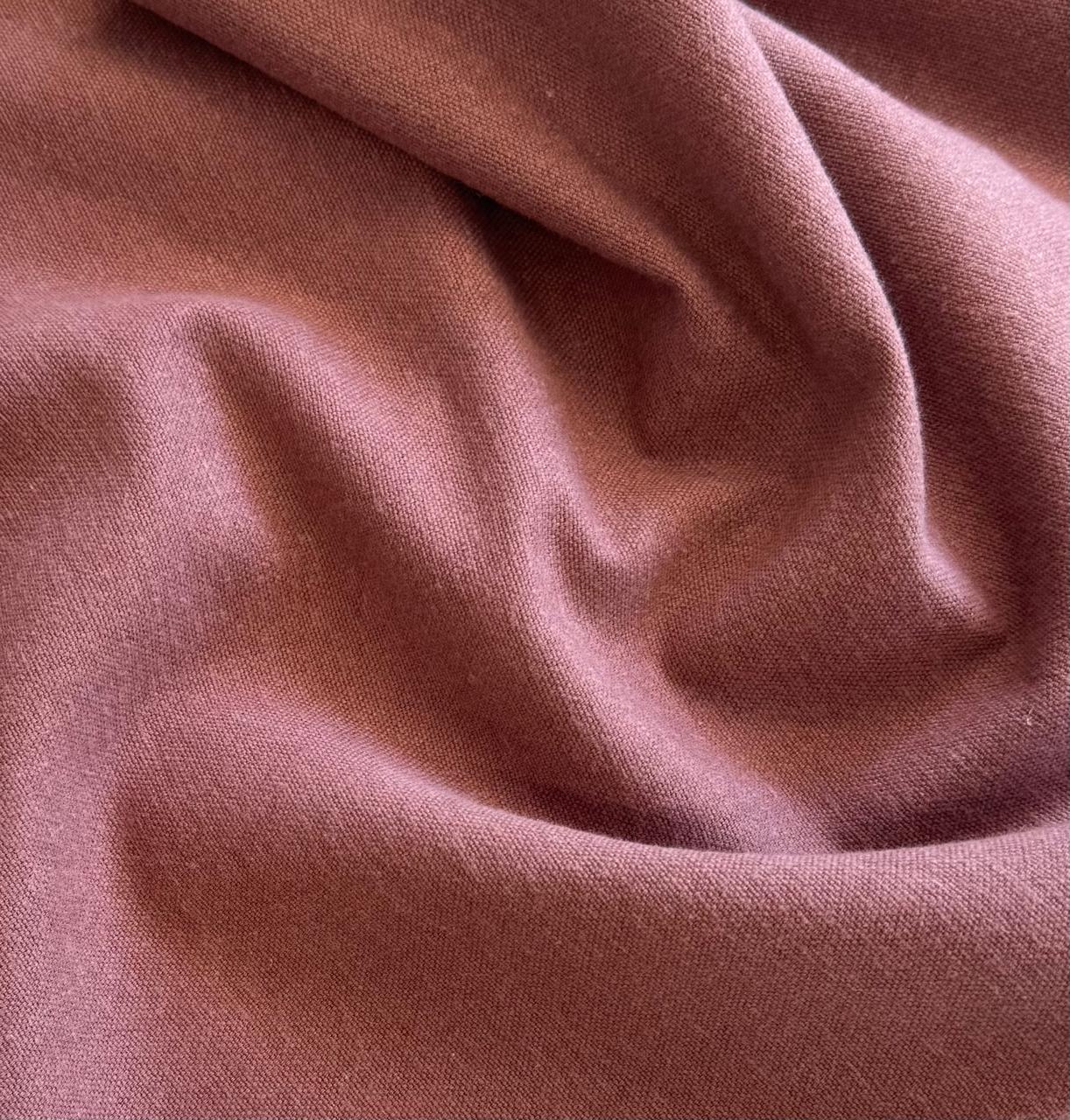 Fabric plain col. pink (single width)