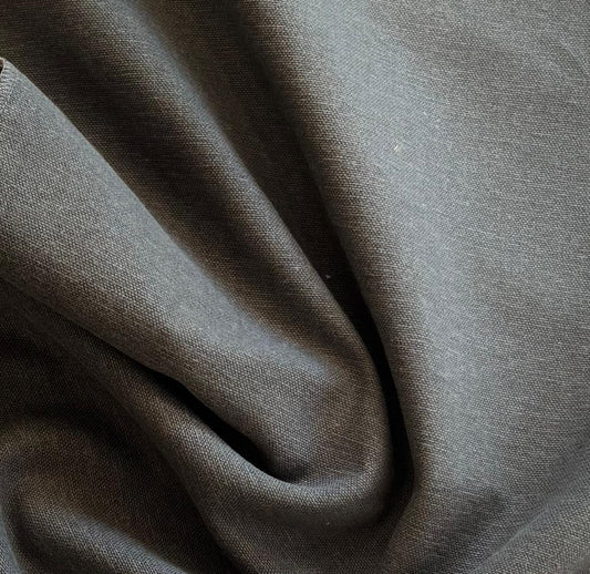 Fabric plain col. grey (single width)