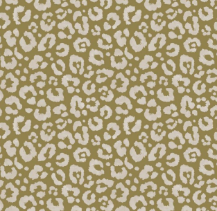 Fabric abstract design col. green (single width)