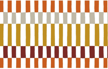 Outdoor fabric striped design col. multicolor (single width)