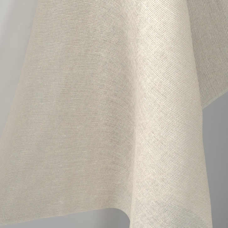 Sheer plain col. beige (double width)
