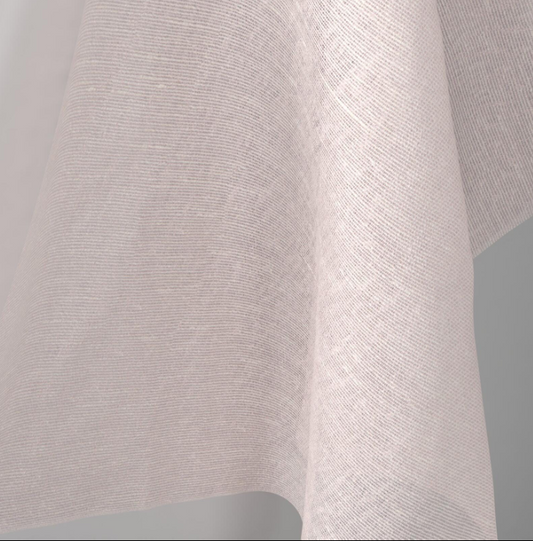 Sheer plain col. light pink (double width)