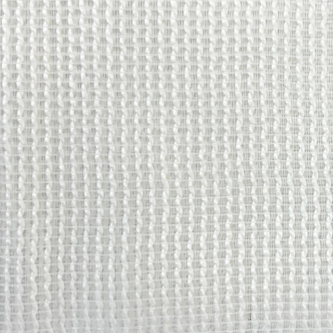 Sheer decorative plain col. white (double width)