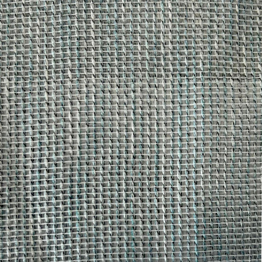 Sheer curtain stripes col. grey (double width)