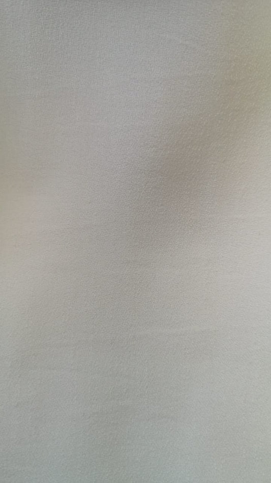 Sheer plain col. off-white ( double width)
