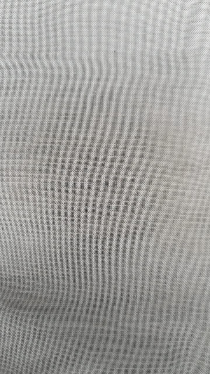 Sheer plain col. dark beige (double width)