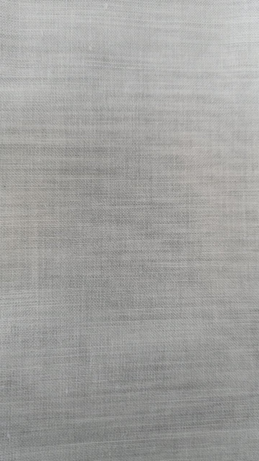 Sheer plain col. light grey (double width)