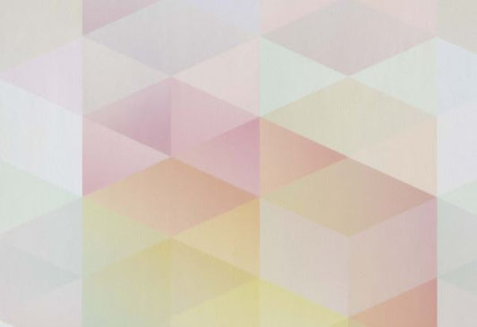 Wallpaper kids triangle design col. multicolor