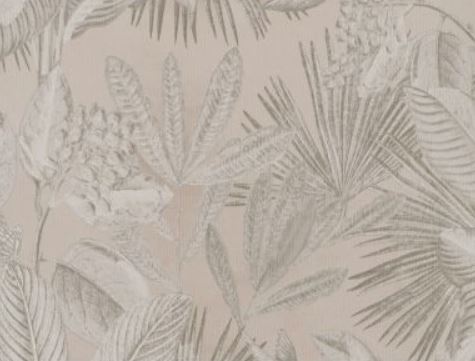 Wallpaper plants col. grey