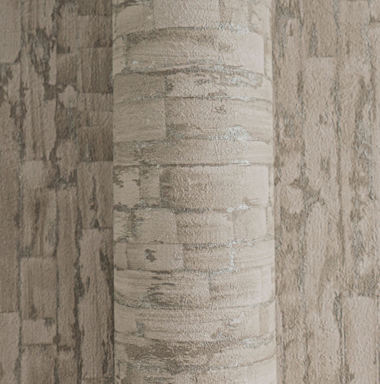 Wallpaper decorative design col. beige