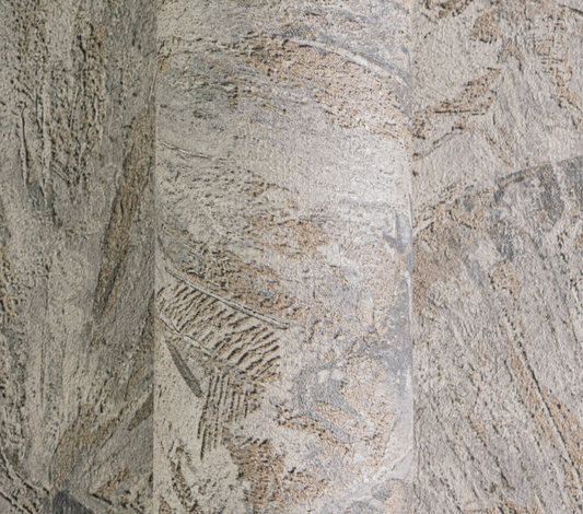 Wallpaper decorative plain col. blue/beige