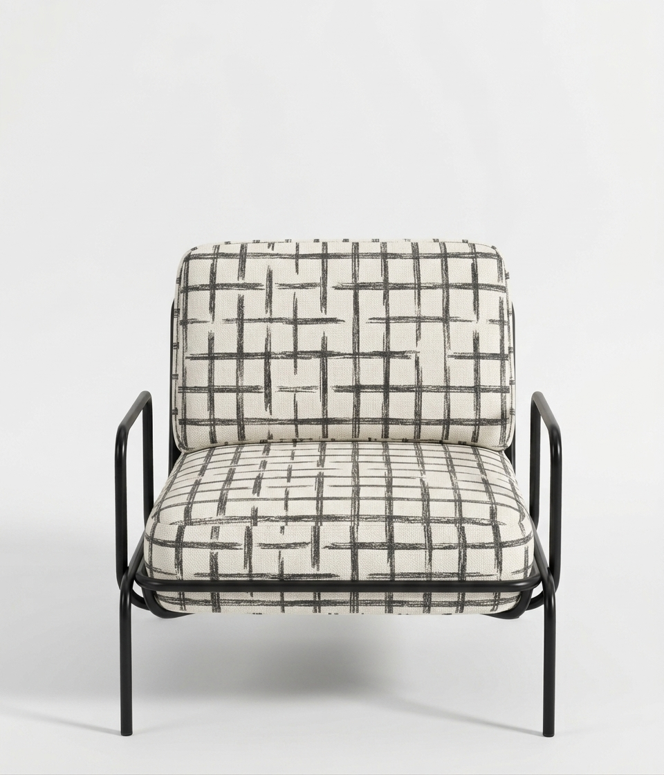 OUTDOOR ONE SEAT/WHITE (FABRIC NEEDED 2 M) KARIM CHAAYA