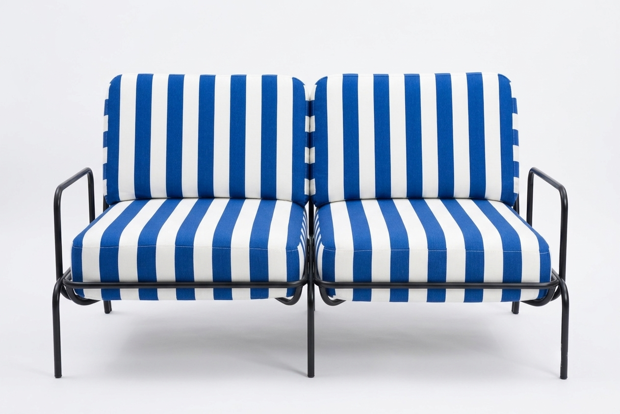 OUTDOOR TWO SEATS( FABRIC NEEDED 4M)