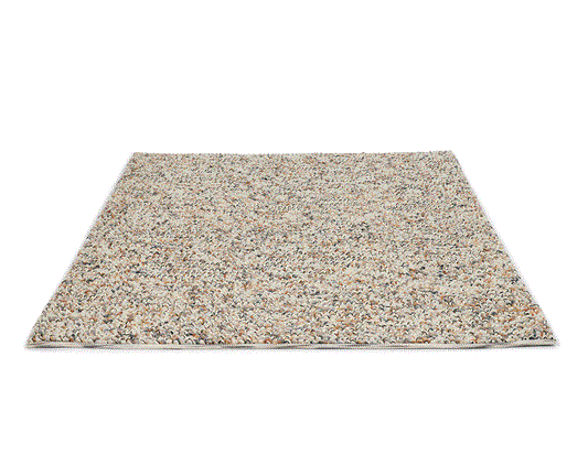 Carpet bouclee plain col. beige/grey