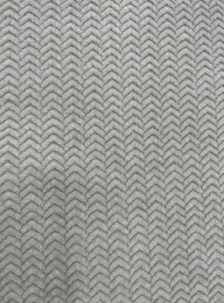 Velvet zigzag modern design col.beige (single width)