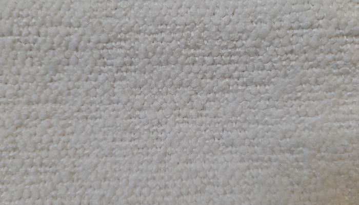 Bubbled fabric col. white (single width)