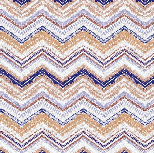 Fabric design col. multicolor ( single width)