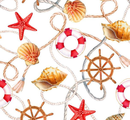 Fabric design col. multicolor ( single width)