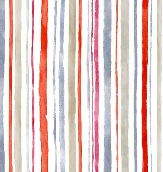 Fabric design col. multicolor ( single width)