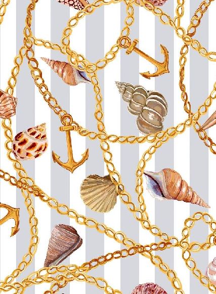 Fabric design col. gold ( single width)