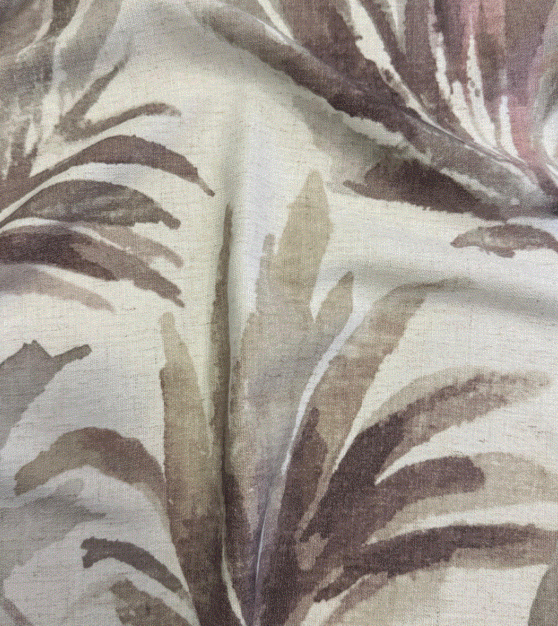 Curtain digital design col. beige/pink (double width)