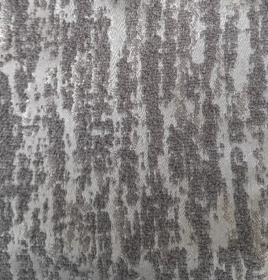 (DIS) Stripped boucle design col. grey (single width)