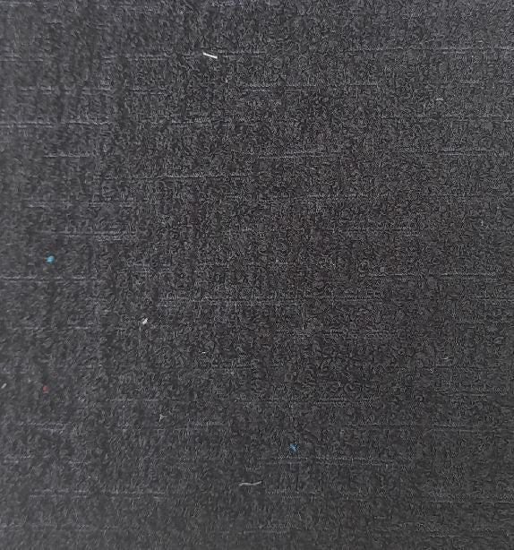 (DIS) Plain bouclee col. black (single width)