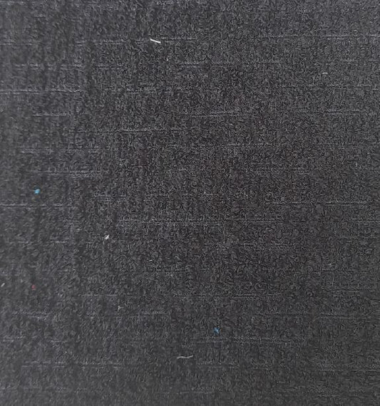 (DIS) Plain bouclee col. black (single width)