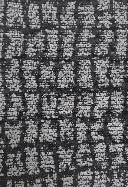 Squared pattern col. grey  (single width)