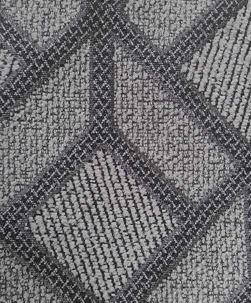 Geometric pattern col. grey (single width)