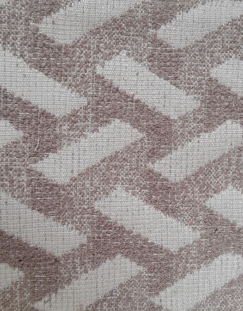 Abstract geometric pattern col. beige (single width)