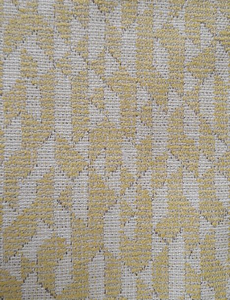 Geometric design col. yellow (single width)