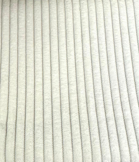 Fabric stripes design col.white (single width)