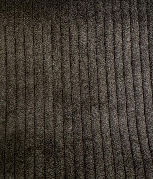 Fabric stripes design col.black (single width)