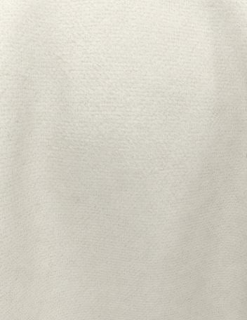 (FR)Plain velvet col. Off-White ( single width)