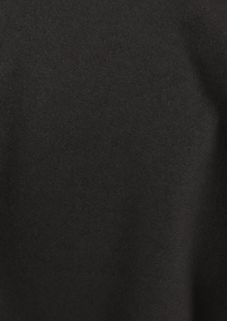 (FR)Plain velvet col.black ( single width)